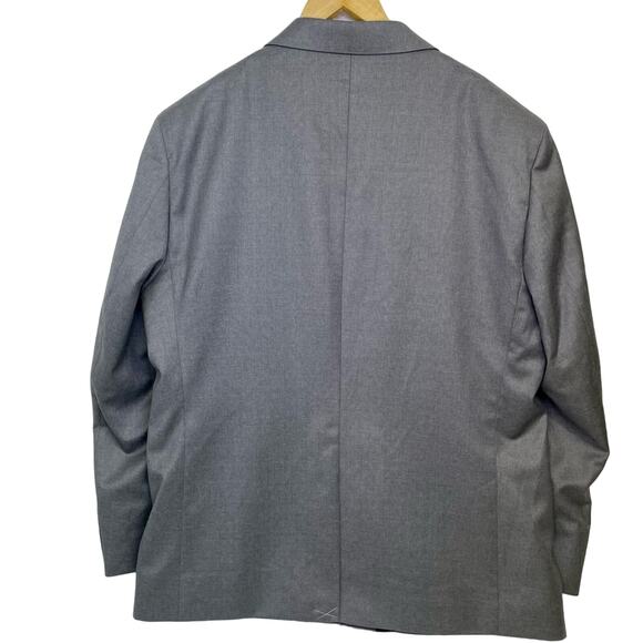 Paul Fredrick Grey Blazer Sports Coat 48R NEW WITH TAGS Wool Single Vent Jacket - Picture 2 of 12